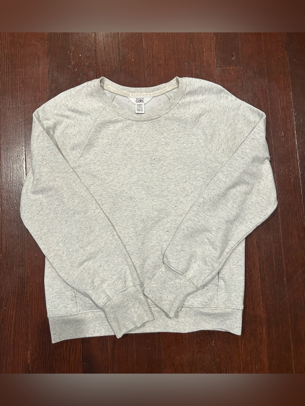 Athleta Light Grey Crewneck Sweatshirt